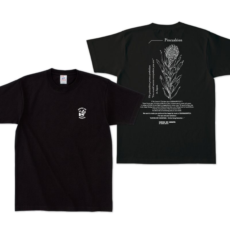Sukima No Hanaya メンズtシャツ ピンクッション ブラック スキマスイッチ Augusta Family Club